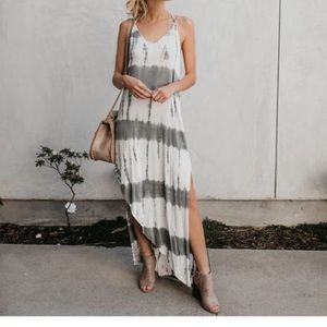 Tie-dye VICI maxi dress- NWT